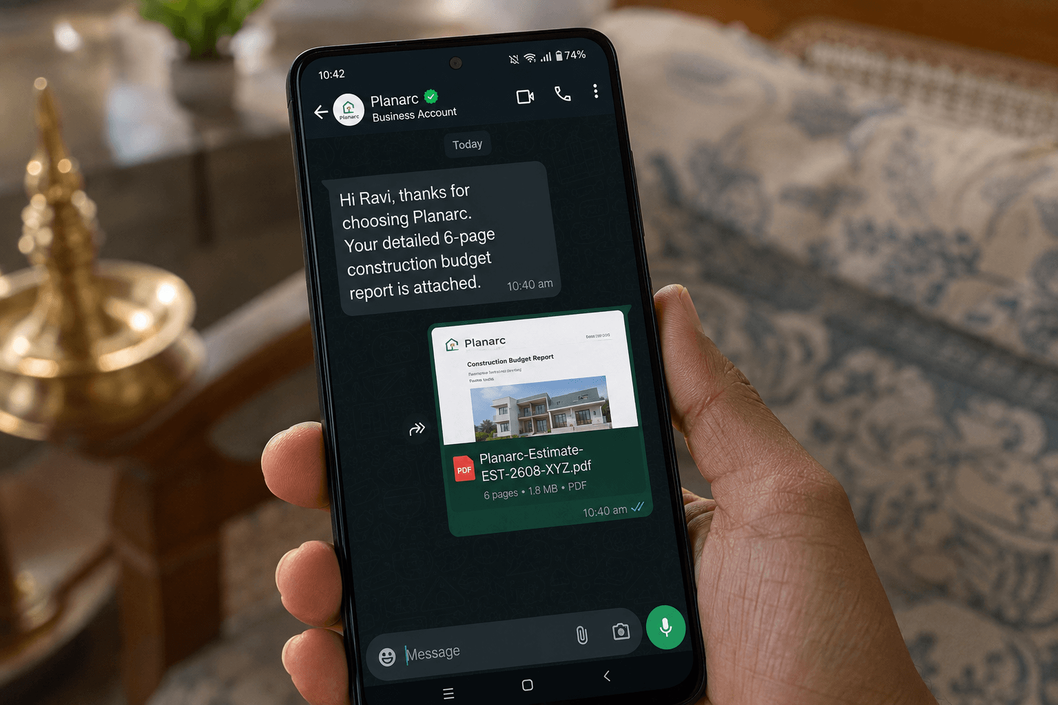 Planarc WhatsApp